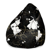 Puf Pearshape Bohemian Flowers-S-Oxford