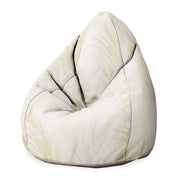 Puf Pearshape Beige Warm Pampas Grass