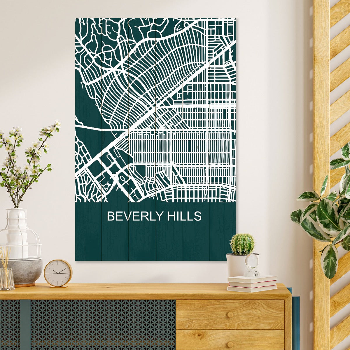 Bild Wood Beverly Hills-30x40 cm