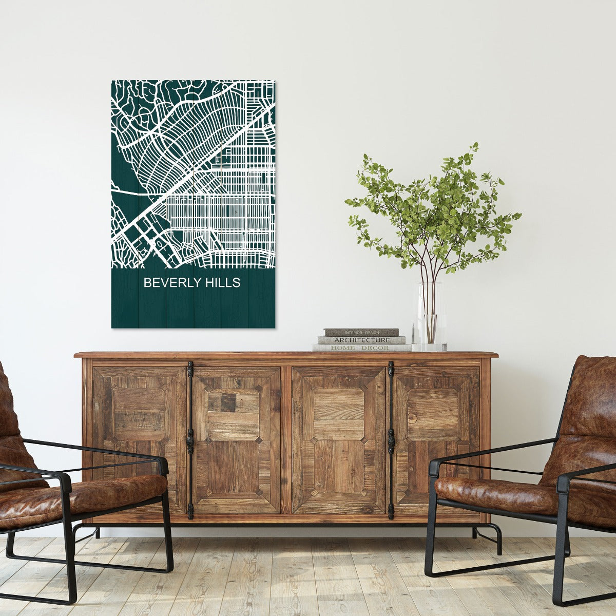 Bild Wood Beverly Hills-60x90 cm