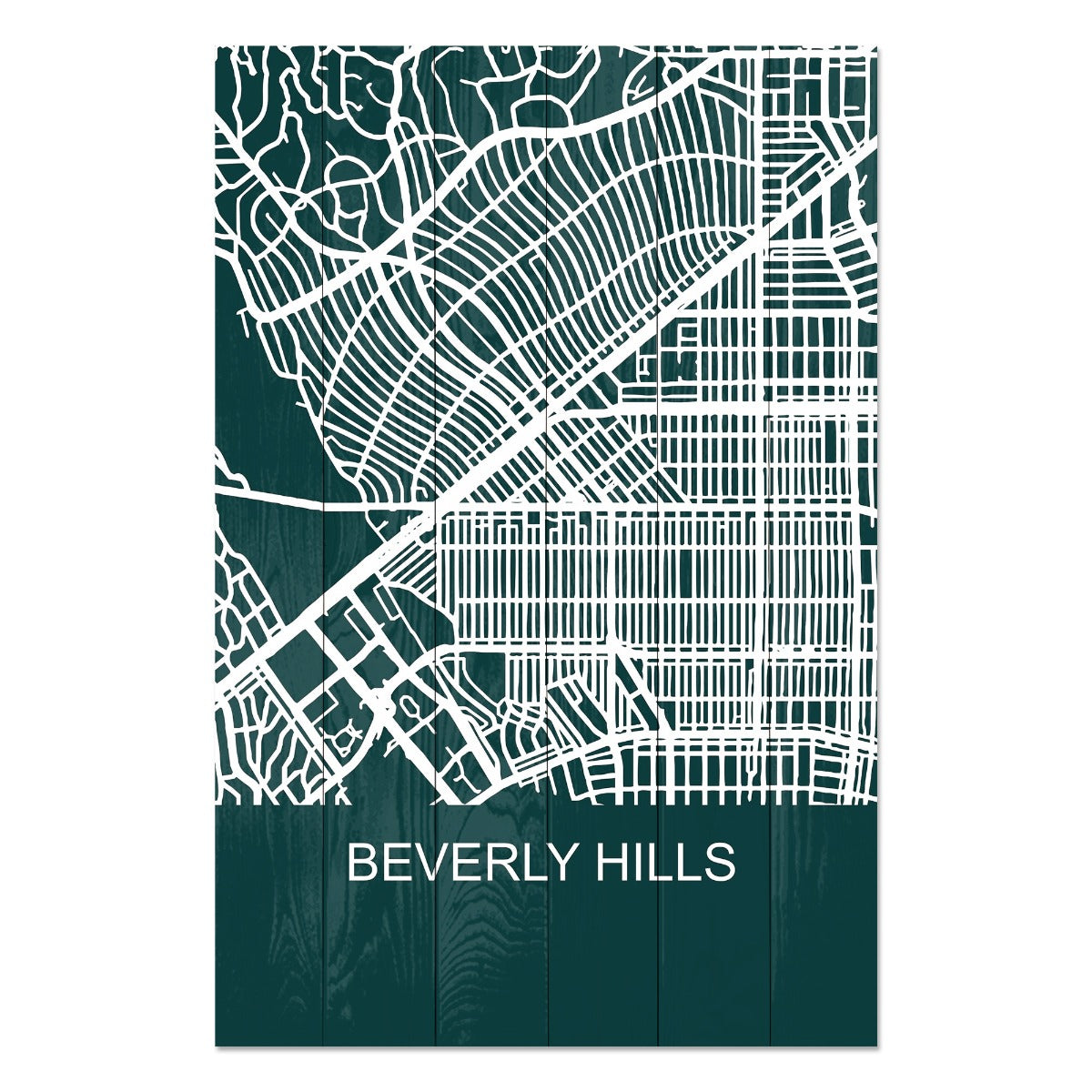 Bild Wood Beverly Hills-50x70 cm