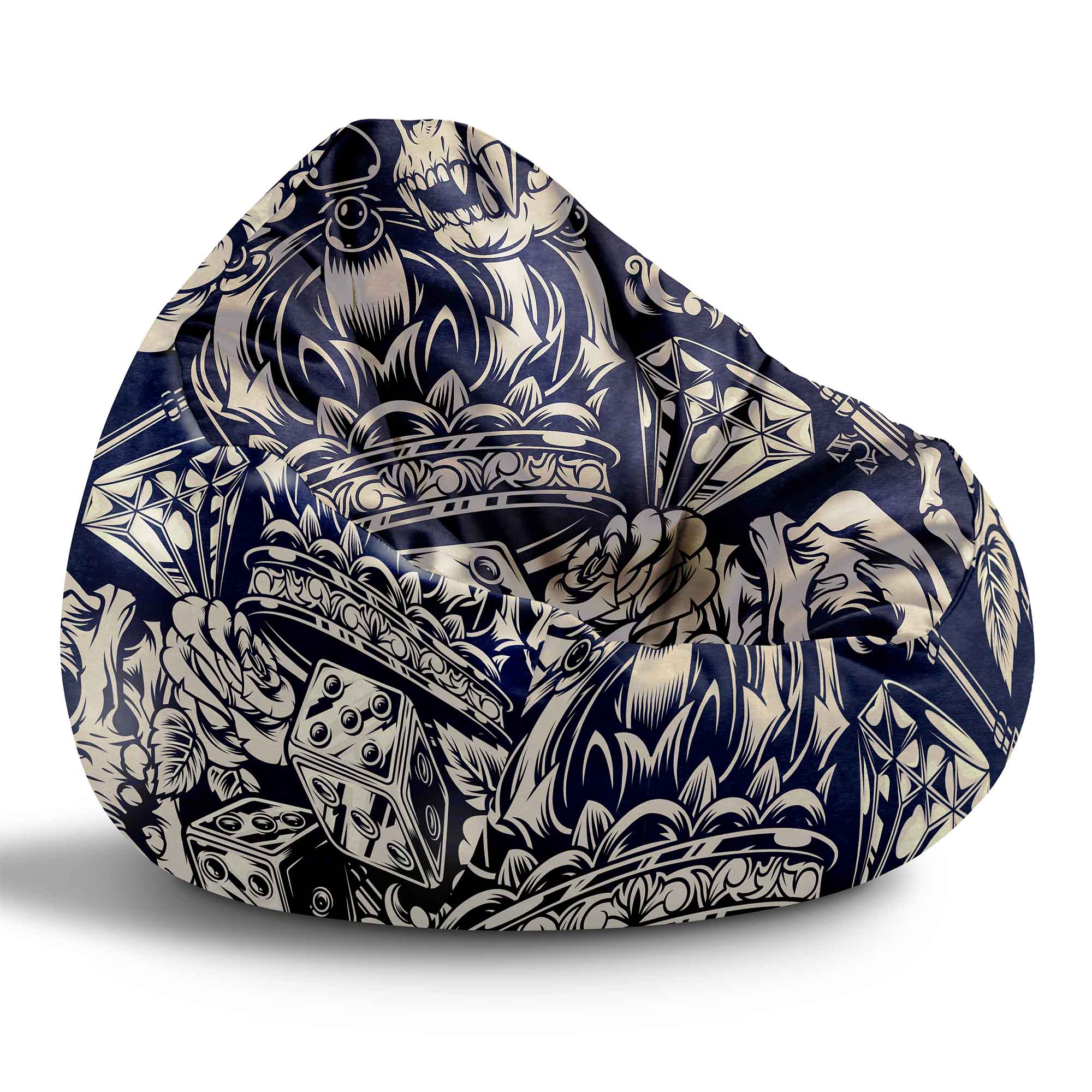Puf Paradise Black Tattos-Velvet