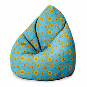 Puf Birnenform Blue Paradise-S-Oxford