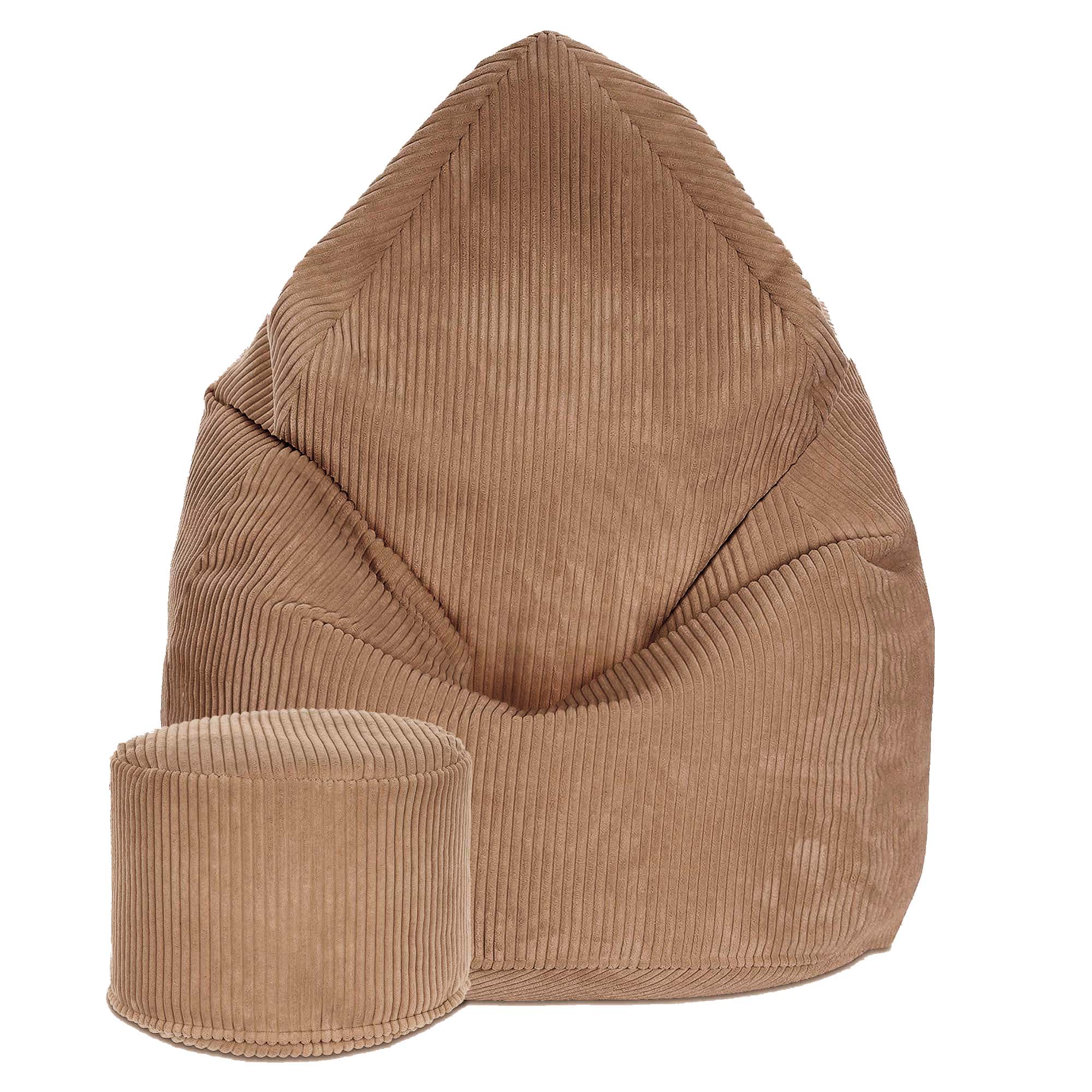 Puf okrągły podnóżek Lincoln Brown Bear-M