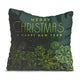 Poduszka Christmas Green Snowflakes-Oxford
