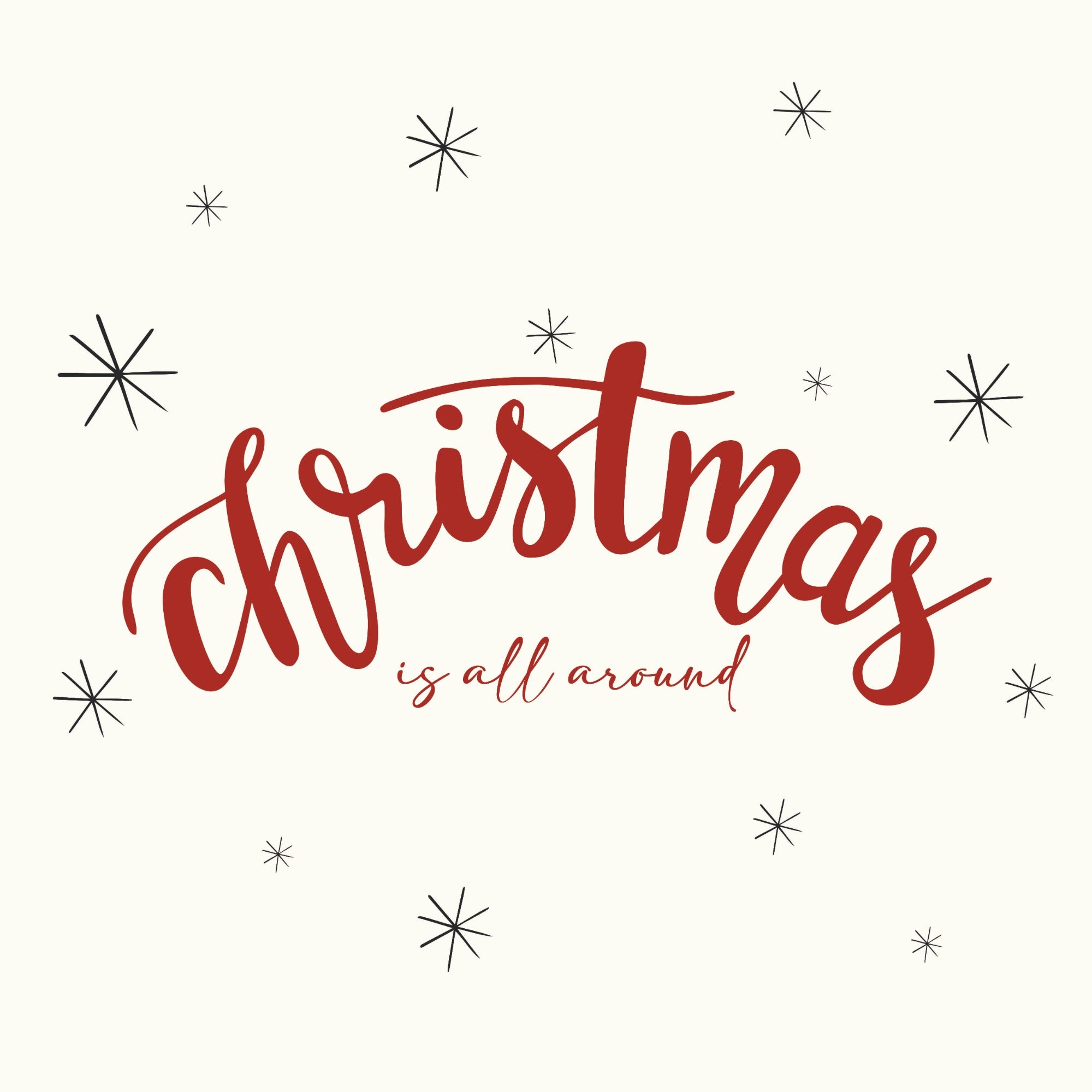 Poduszka Christmas is all Around-Velvet