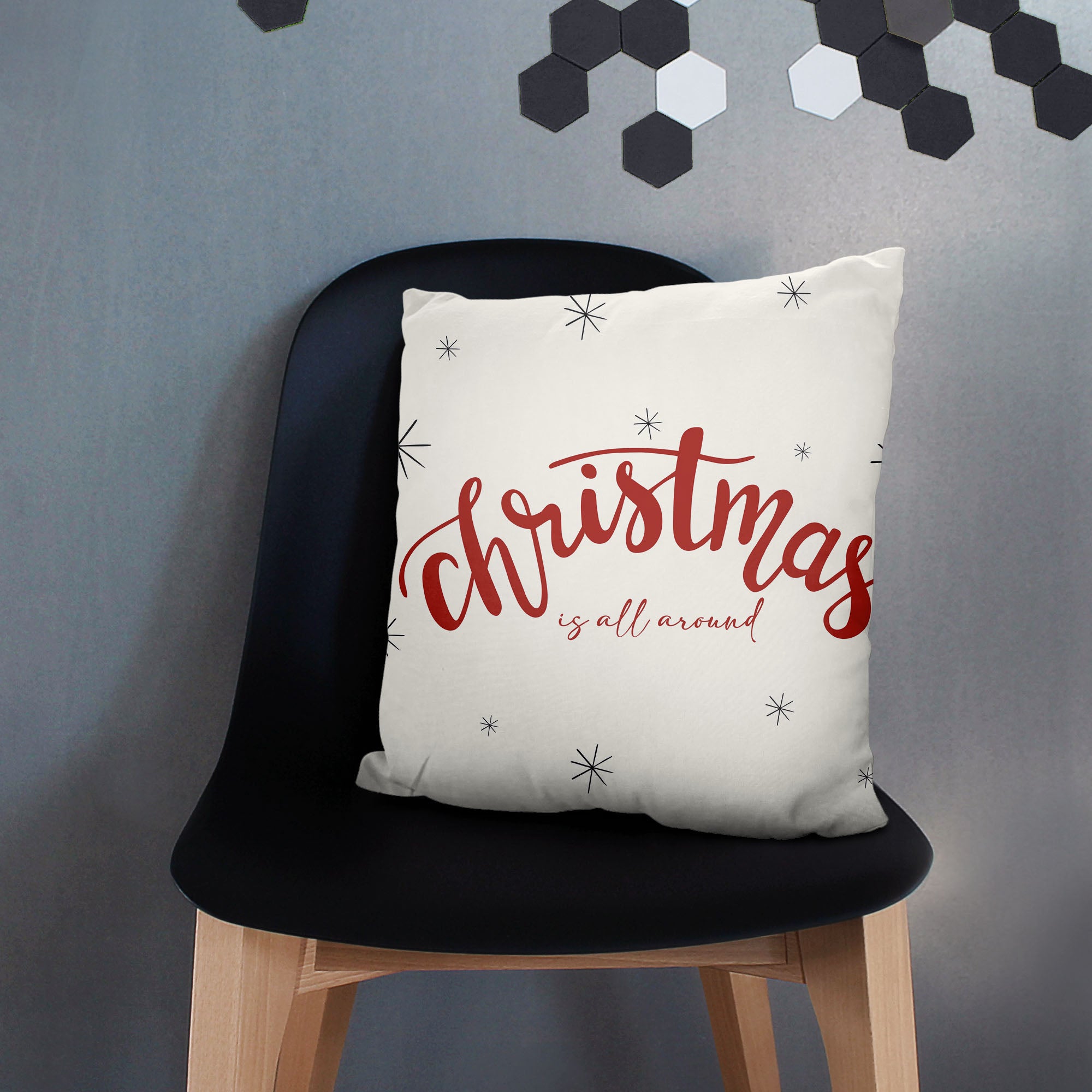 Poduszka Christmas is all Around-Velvet