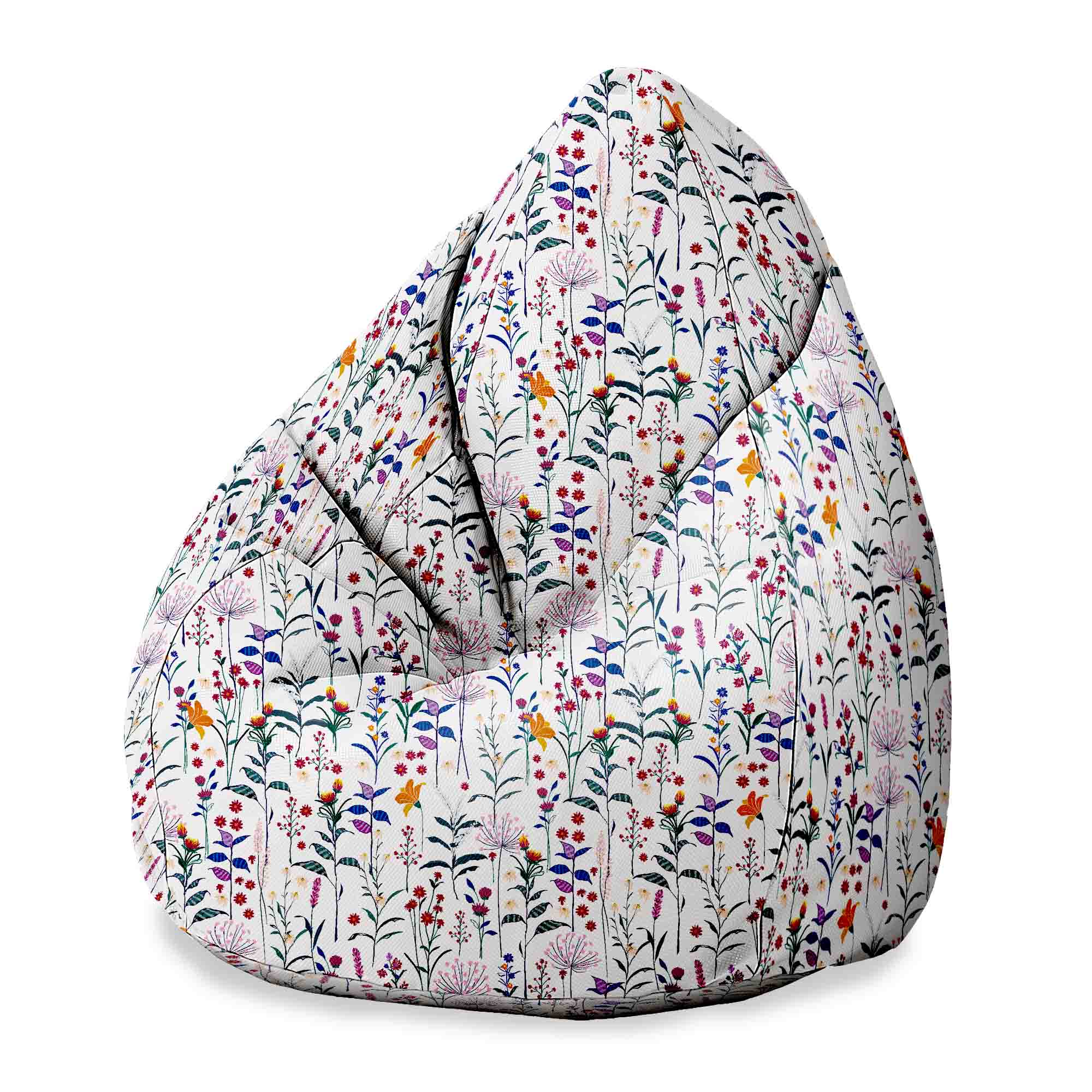 Pearshape Pouf Color Meadow-M-Velvet
