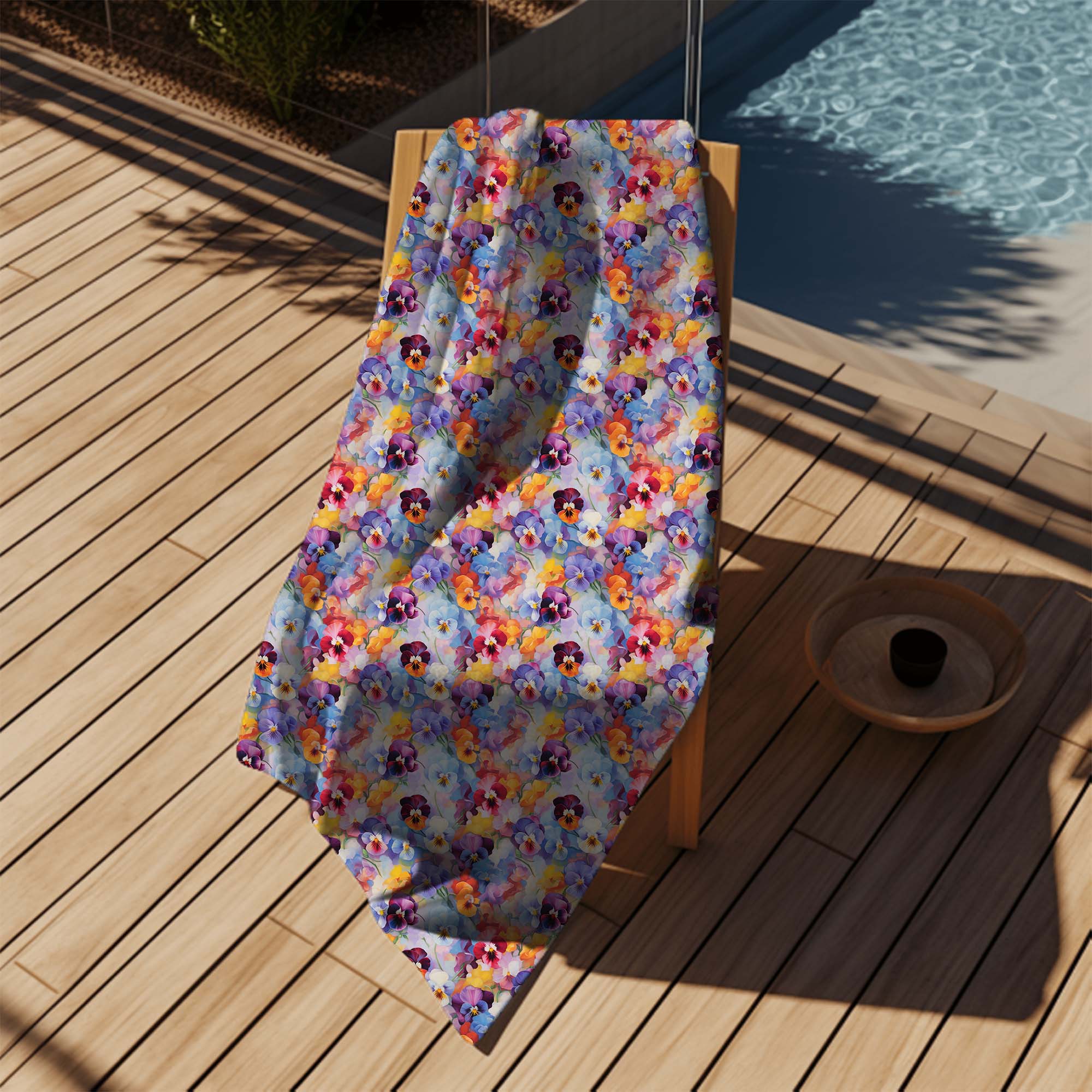 Ręcznik Colorful Flowers Pattern-30x50 cm