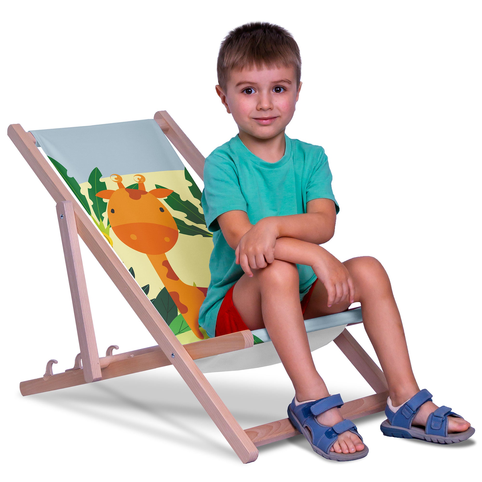 Leżak drewniany Crazy Giraffe