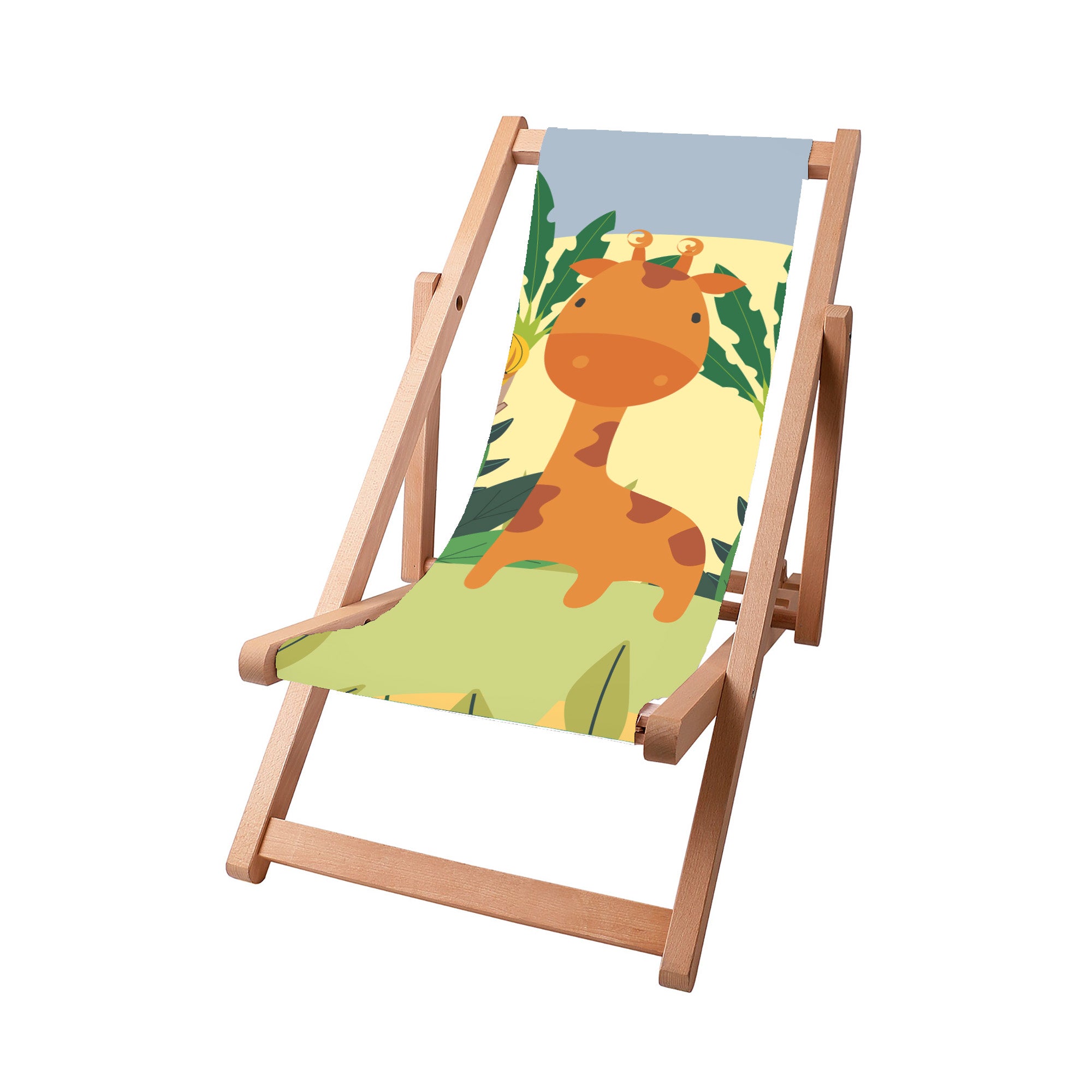 Leżak drewniany Crazy Giraffe