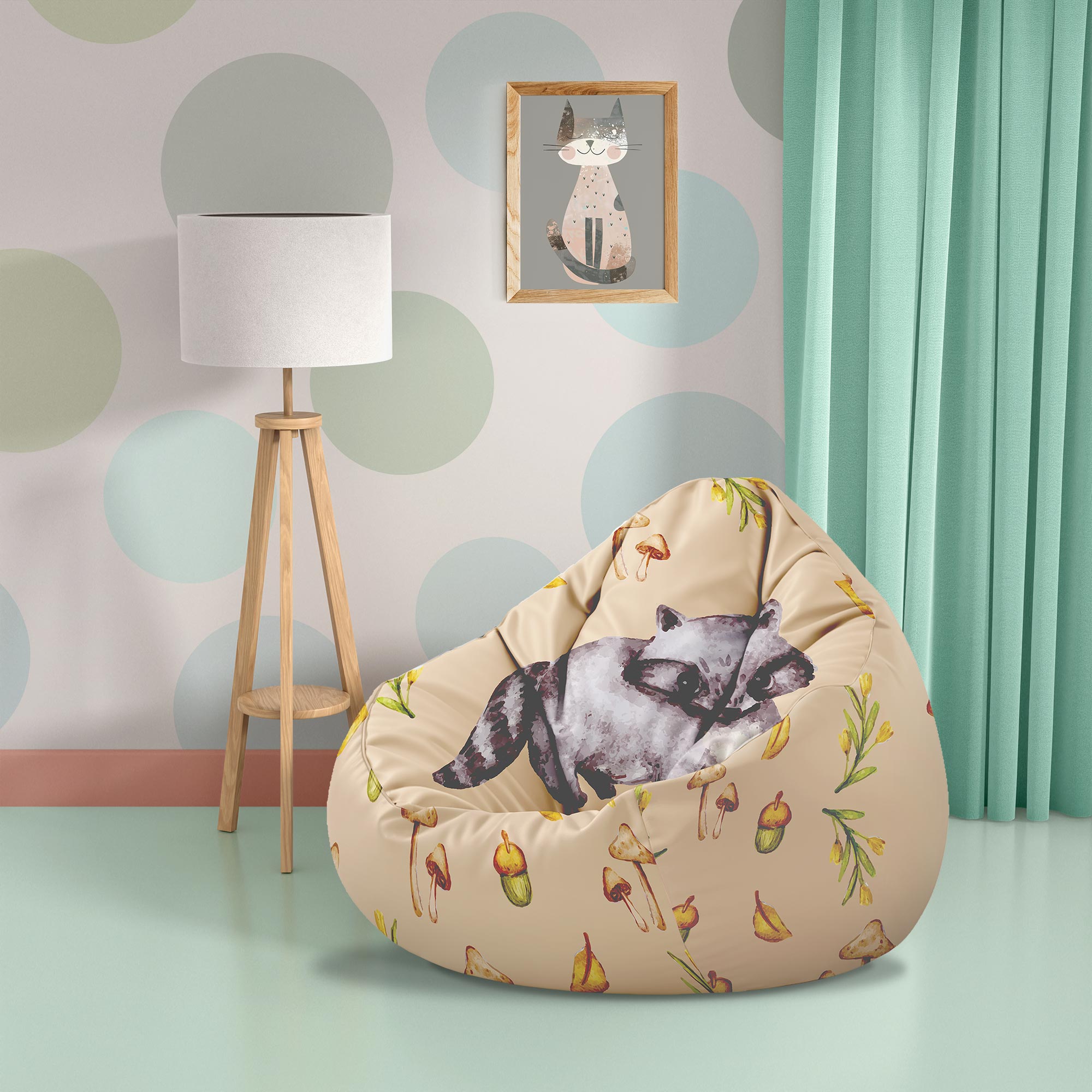 Puf Paradise Cute Raccoon
