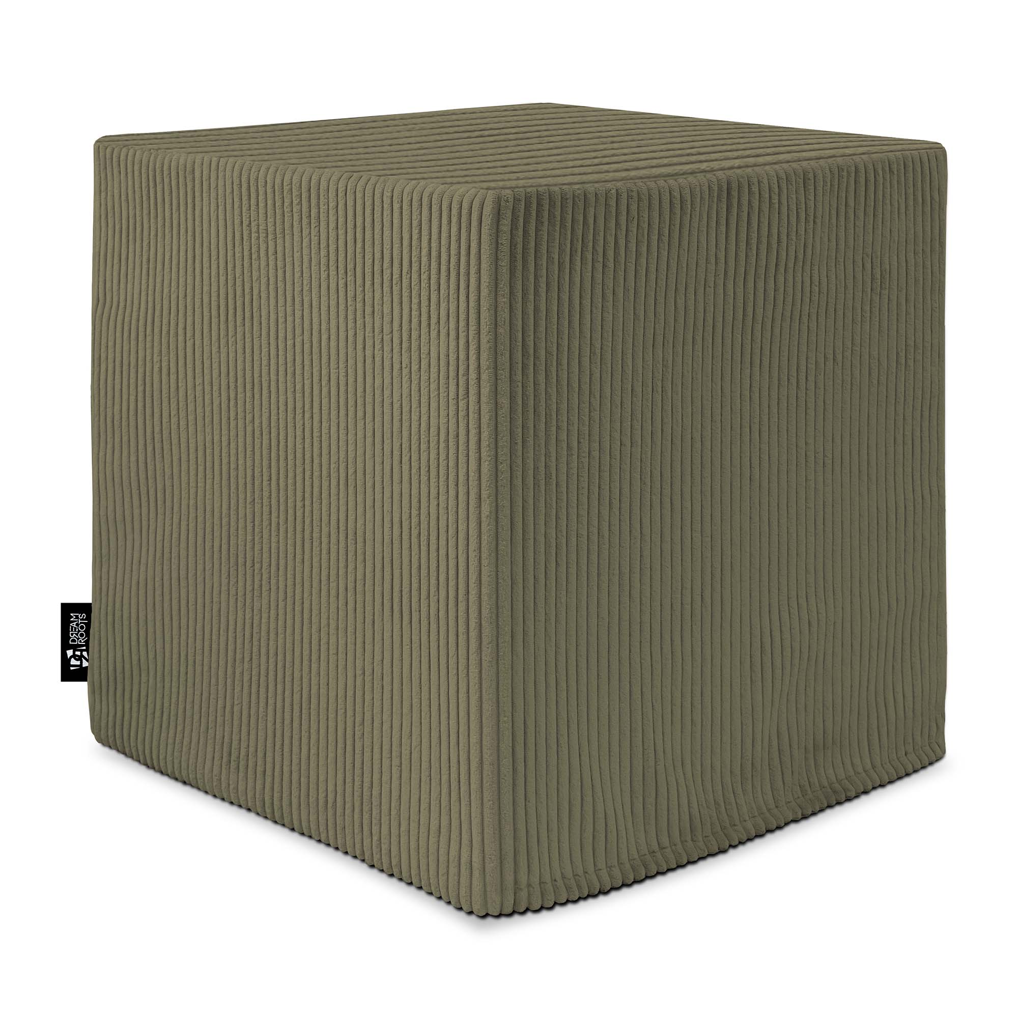 Puf Qubik Dark Olive-50x50 CM