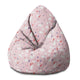 Puf Birnenform Pink Abstrakt-S-Oxford