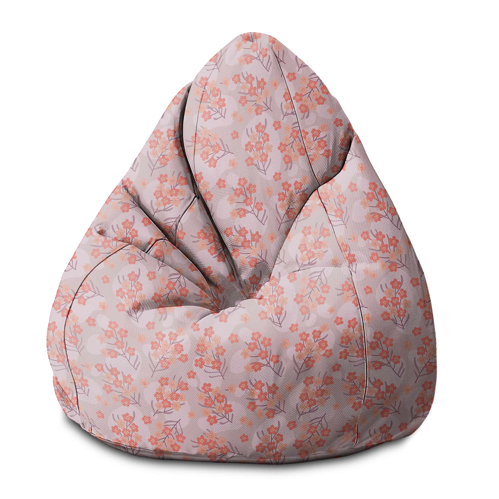 Pear-Shaped Summer Garden Pouf