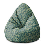 Sitzsack Birnenform Kleine Blumen-M-Samt