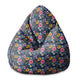 Puf Pearshape Spring Flowers