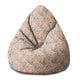 Puf Pearshape Morning Flowers-M-Velvet