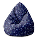 Puf Birnenform Mondblumen