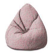 Puf Pearshape Small Pink Flower-M-Oxford