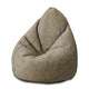 Puf Pearshape More Leaves Beige-S-Velvet