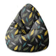 Puf Pearshape Simple Scandi Pattern-M-Oxford