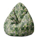 Pearshape Pouf Tropical Jungle Leaves-S-Velvet