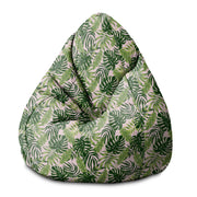 Puf Pearshape Tropical Jungle Leaves-S-Oxford