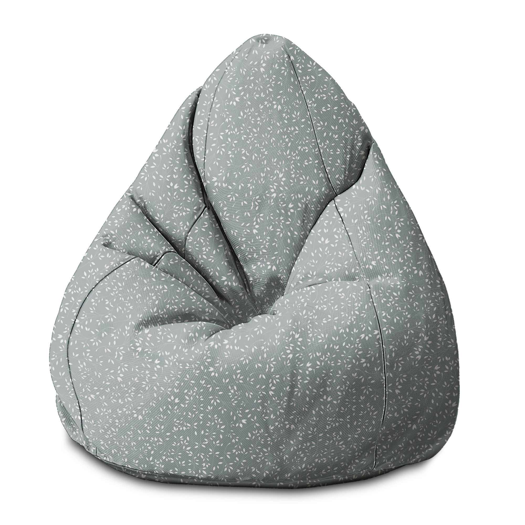 Puf Birnenform Einfaches Blumenmuster