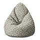 Puf Pearshape Pink Berries Pattern-S-Oxford