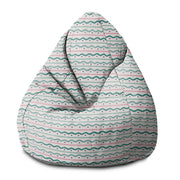 Puf Pearshape Lines and Dots-S-Velvet