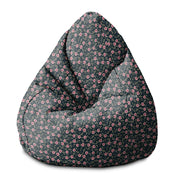 Puf Pearshape Romantické květiny-M-Velvet