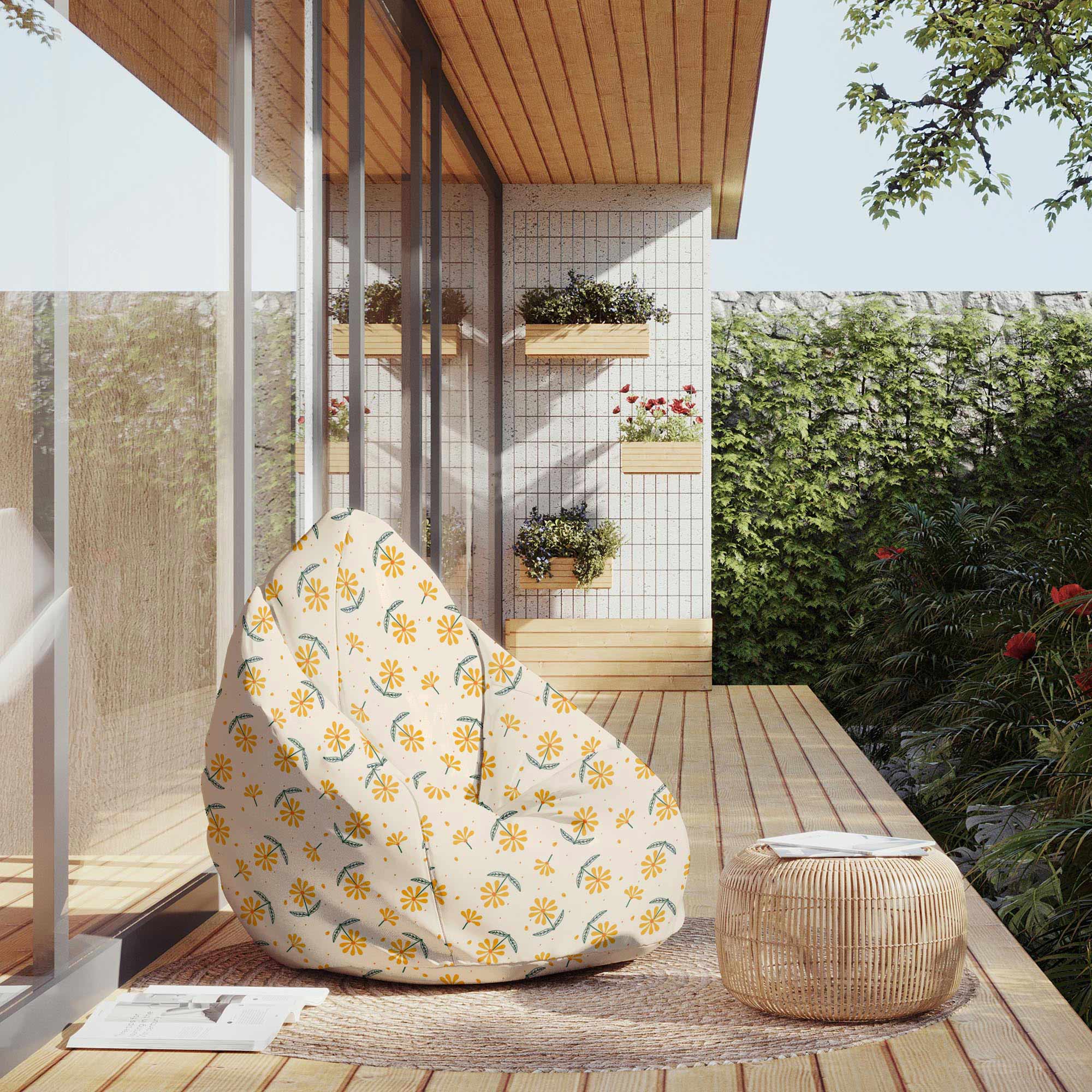 Puf Pearshape Sweet Summer Morning-S-Velvet