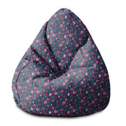Pear-shaped Pouf Pink Meadow