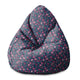 Puf Birnenform Pink Wiese