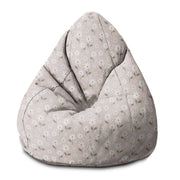 Puf Pearshape Light Flowers-S-Velvet