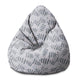 Puf Pearshape Splash Floral Pattern-S-Oxford