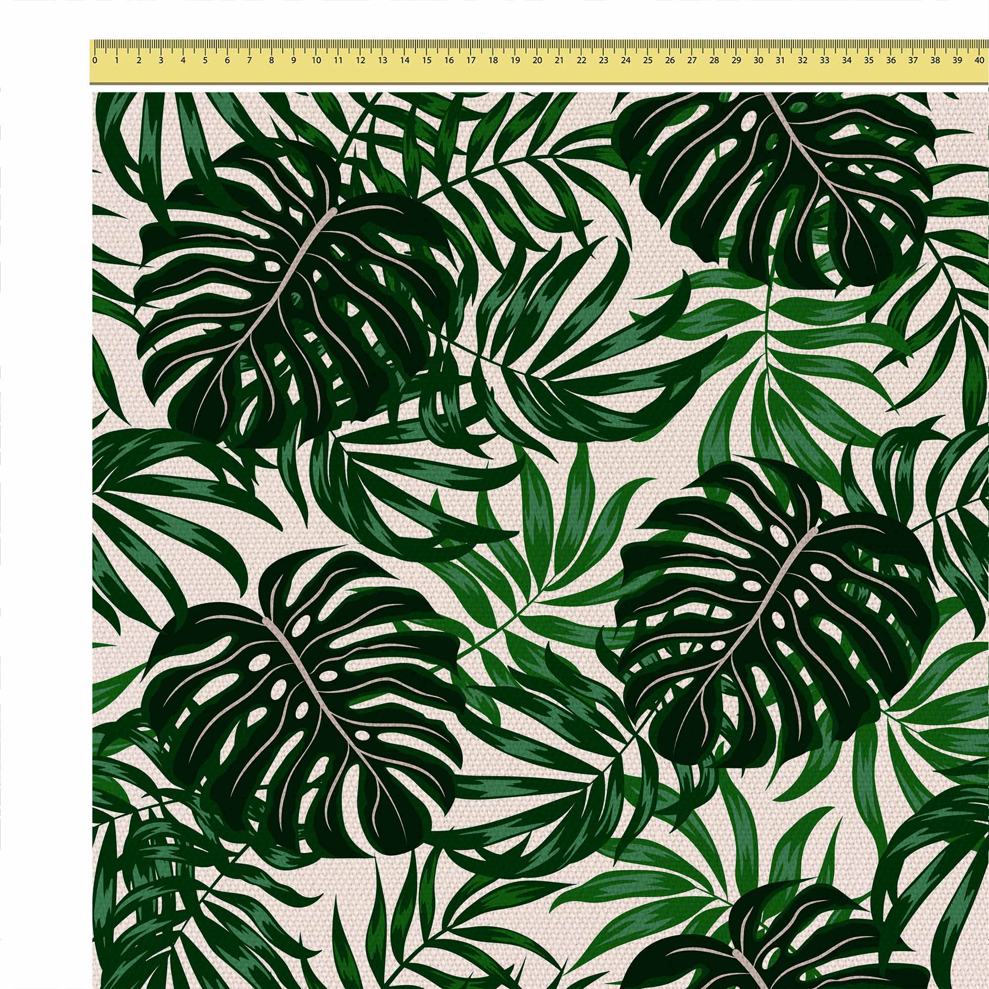 Tropical Leaves Pattern-Panama
