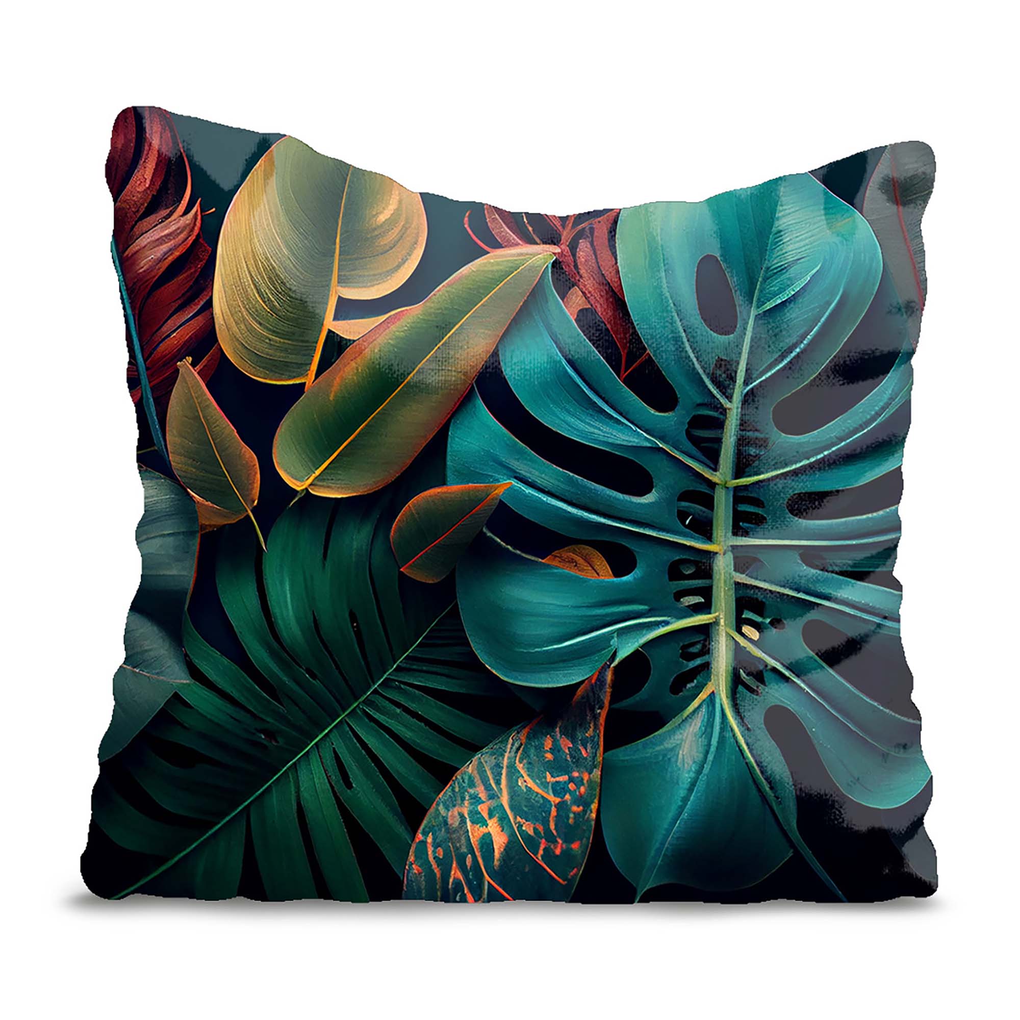 Poduszka Green Leaves-Velvet
