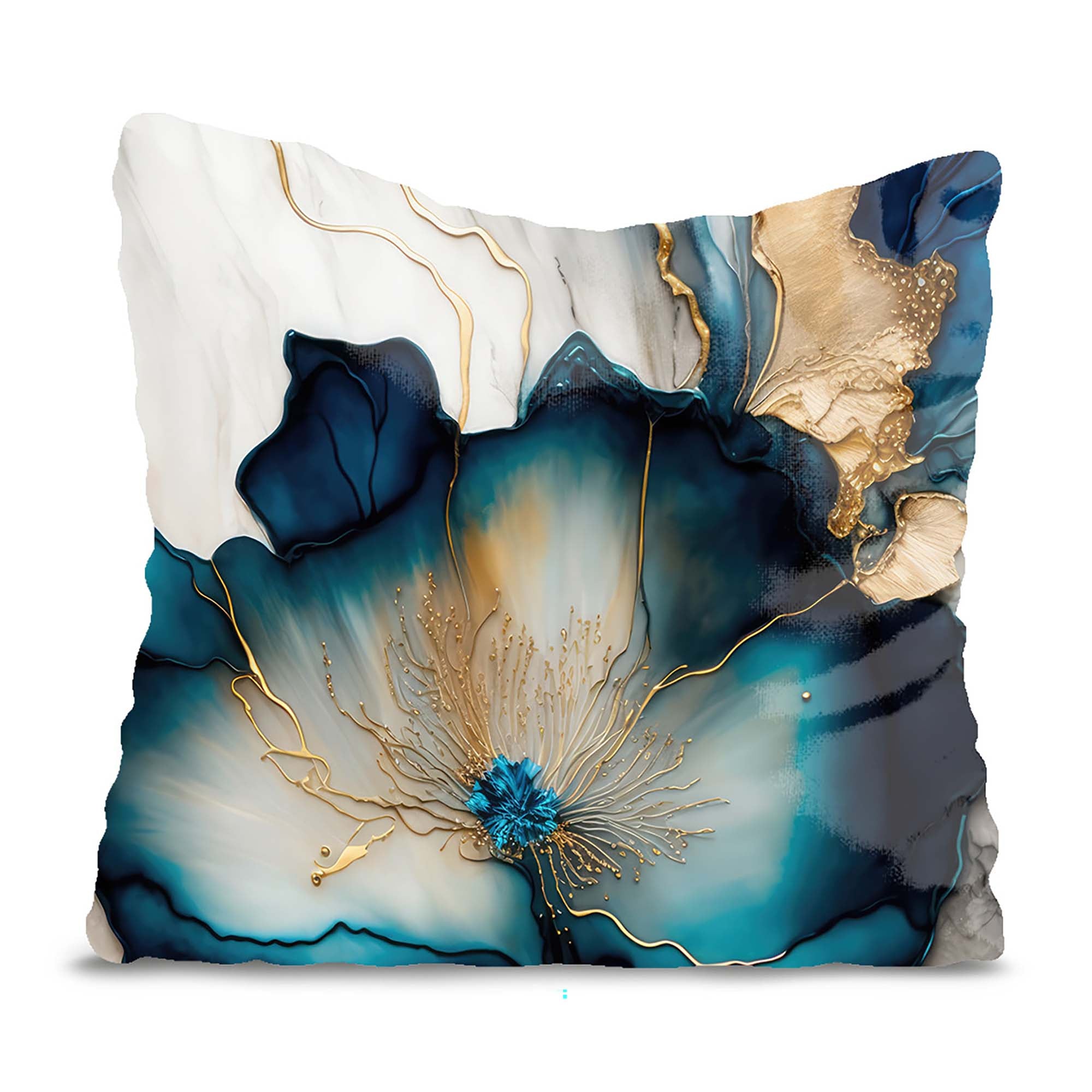 Poduszka Gold Ink Flower-Oxford