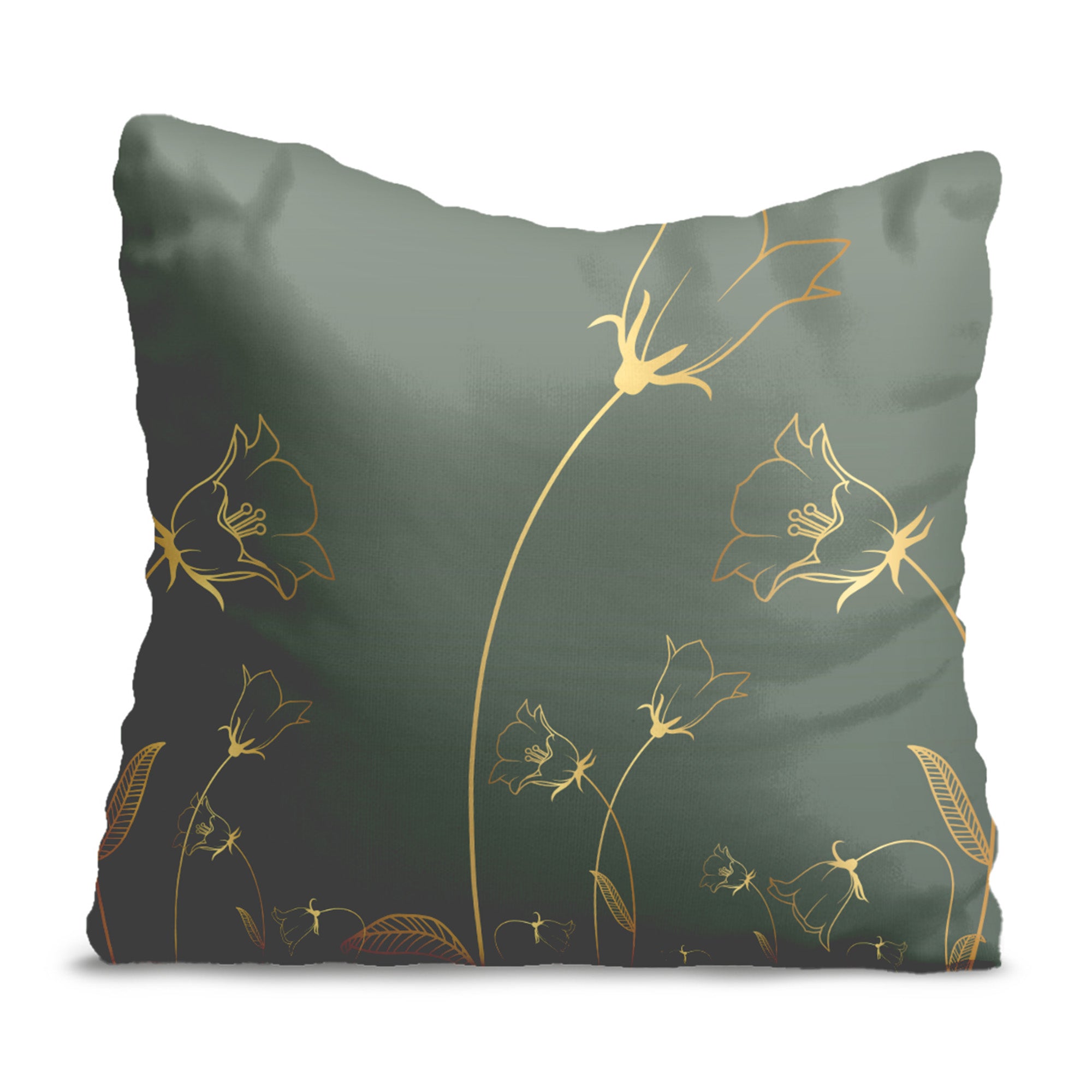 Poduszka Engraving Botanical Pattern-Velvet