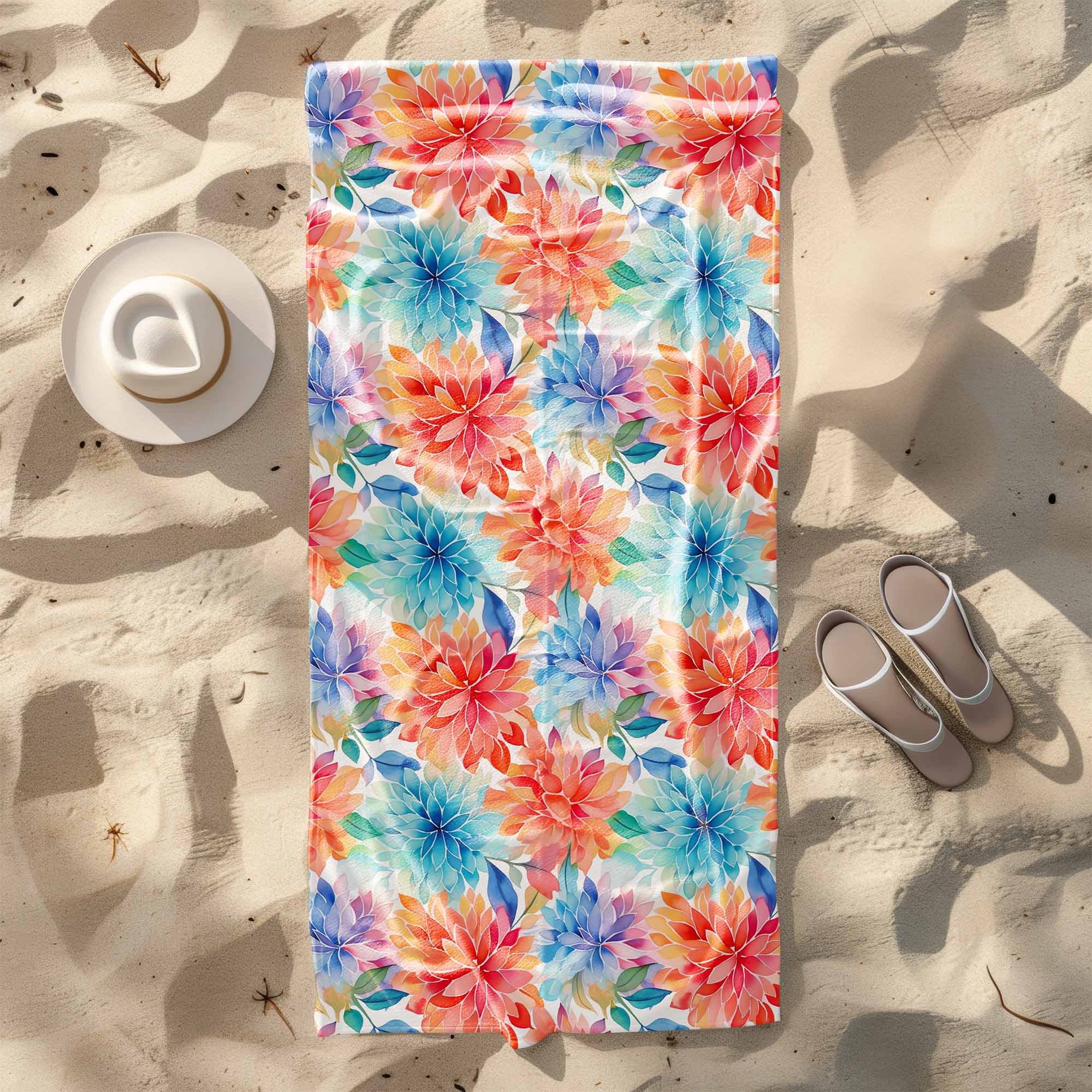Ručník Floral Background-30x50 cm
