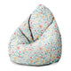 Puf Pearshape Floral Adventure