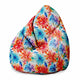 Puf Birnenform Blumenhintergrund