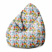 Pearshape Pouf Floral Fantasy-M-Velvet