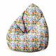 Pearshape Pouf Floral Fantasy-S-Oxford