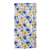Handtuch Gelb-blaue Blumen-70x140 cm