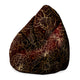 Puf Pearshape Deep Peonia-M-Velvet