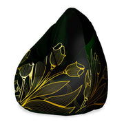 Puf Pearshape Gold Dream