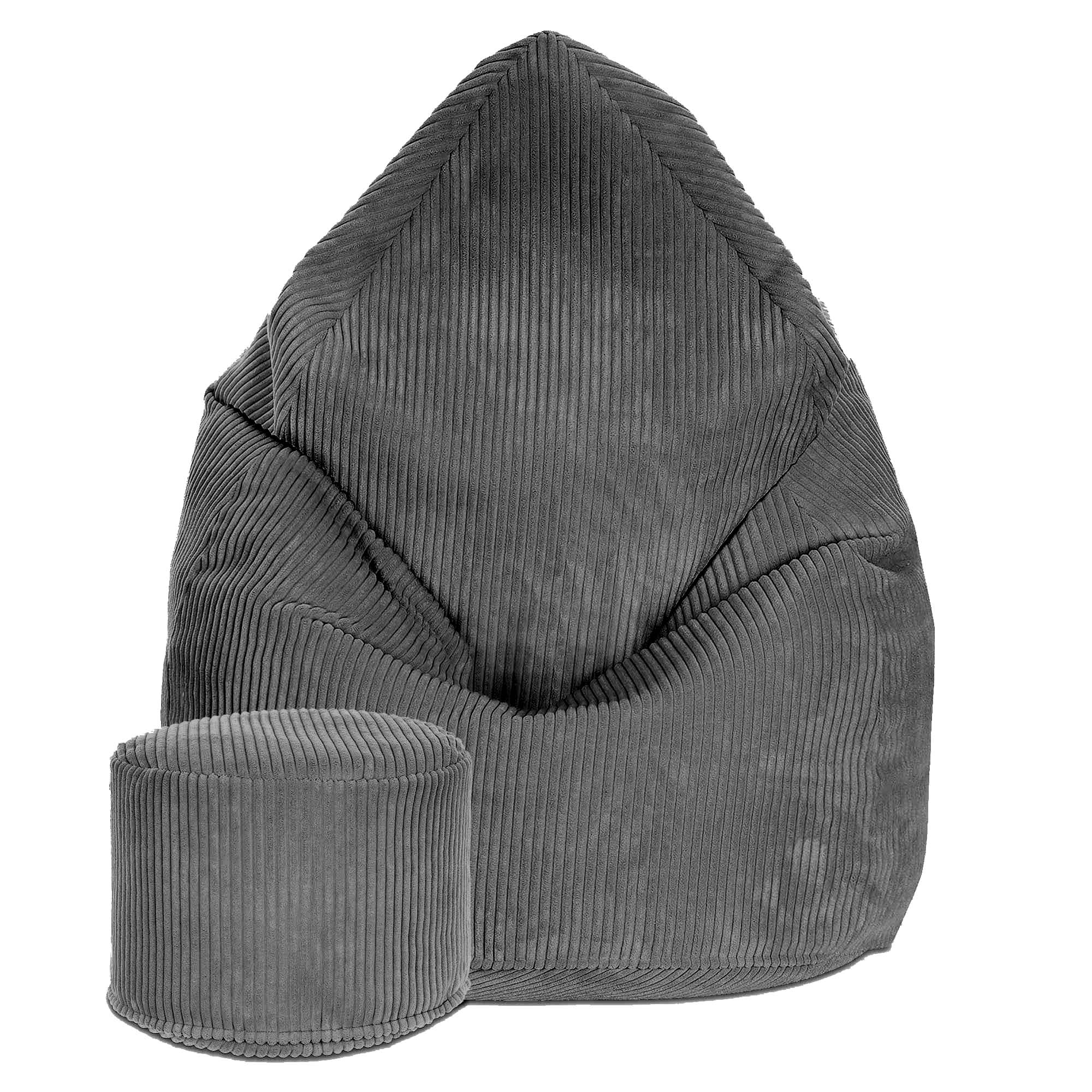 Puf okrągły podnóżek Lincoln Granite Gray-M